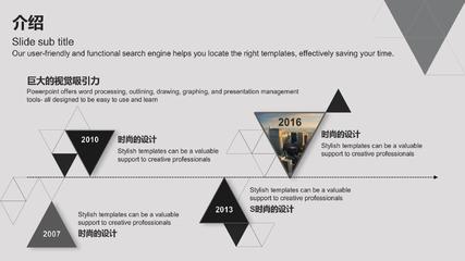 精品推薦 2016年歐美大氣建筑設計房地產PPT模板，賦能企業營銷策劃